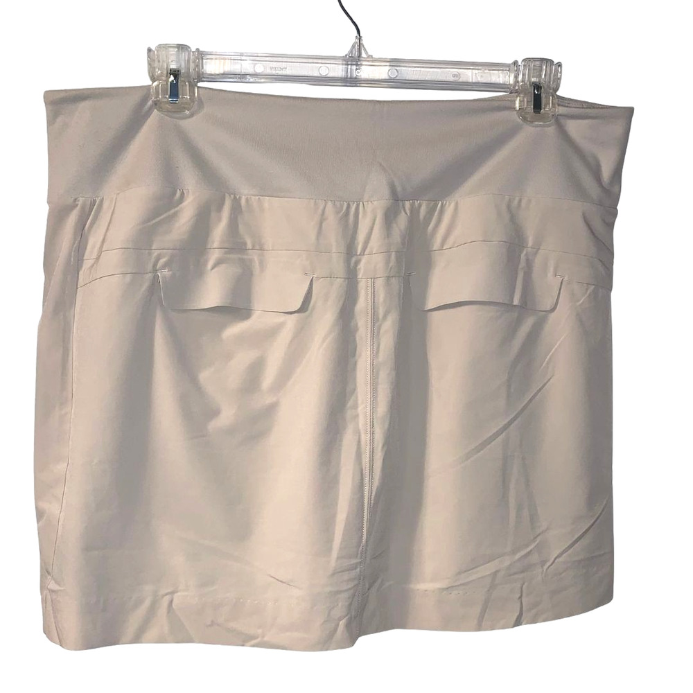 Athleta Women's Soho Skort Plus Size 18 Beige Athletic Neutral Outdoors Hiking - Picture 2 of 8